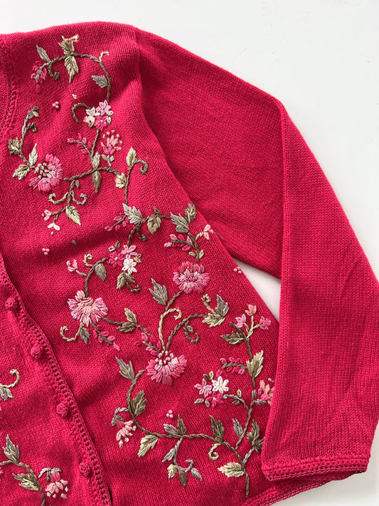 Tiara Embroidered Sweater-Bust 46