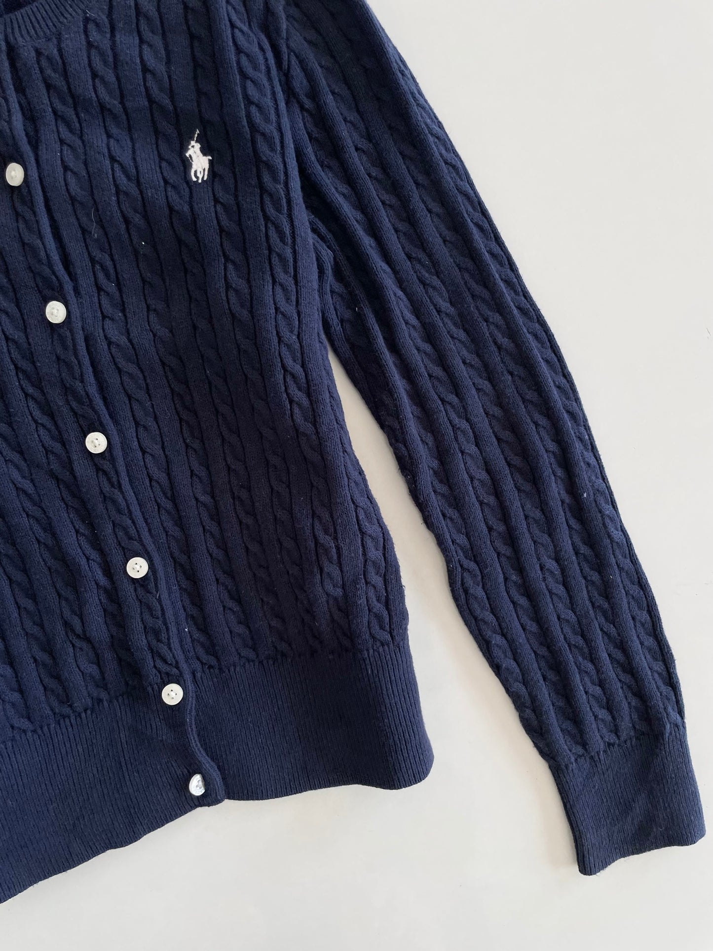 Ralph Lauren 100% Cotton Vintage Cardigan-Bust 30 to 32