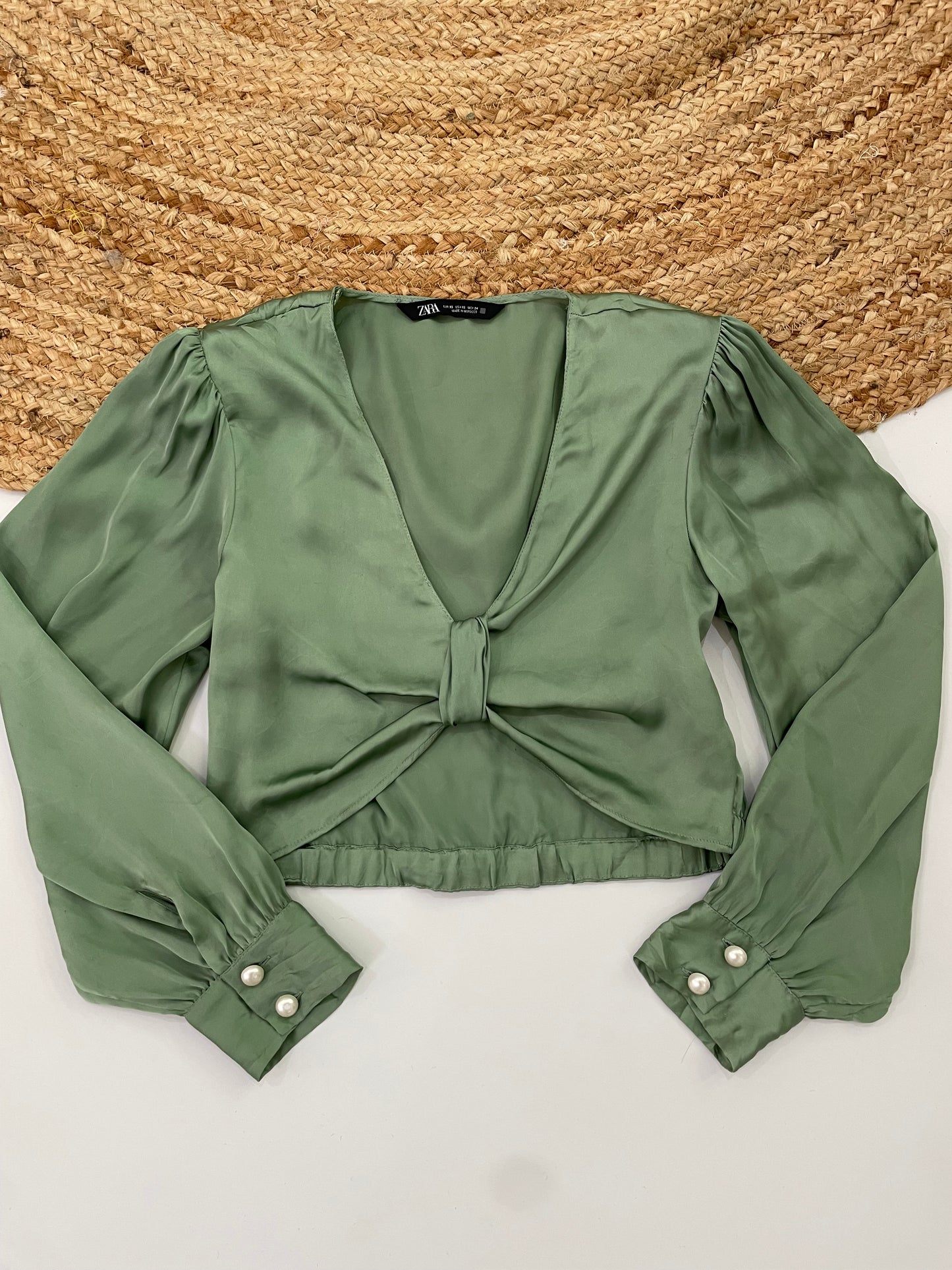 Zara Satin Top-Bust 34