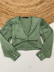 Zara Satin Top-Bust 34