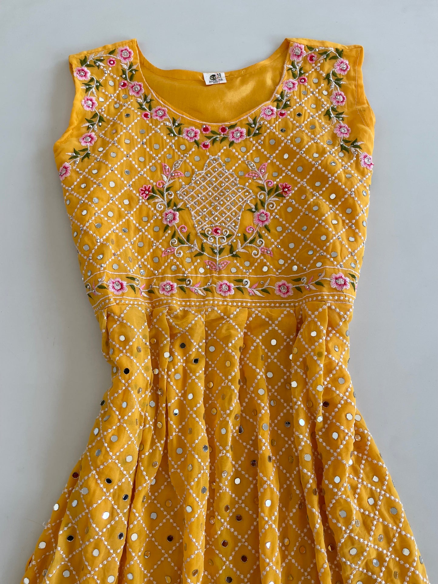 Embroidered Kurta-Bust 36