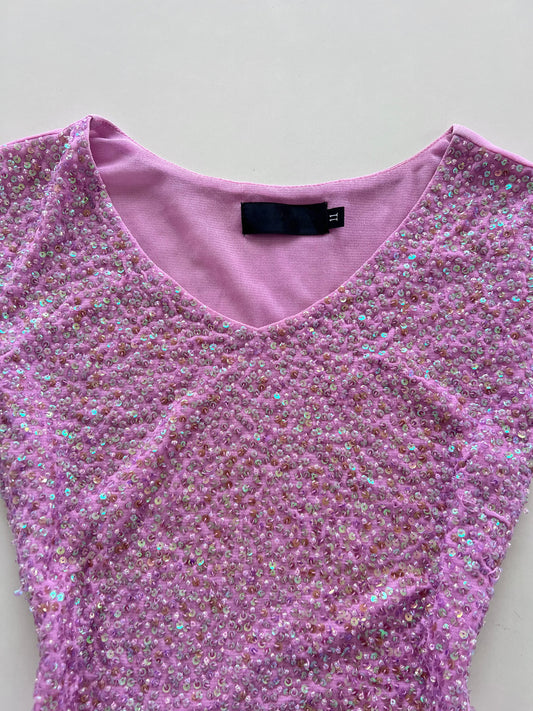 Yah Heu Sequin Top-Bust 36 to 38