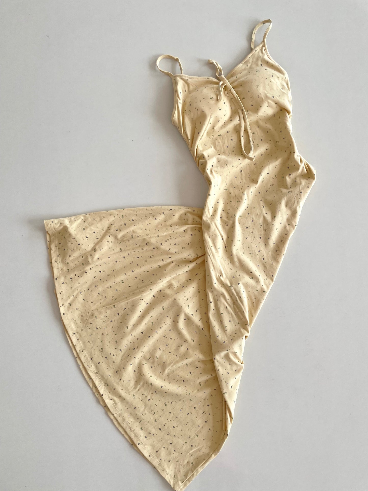 Lime Slip Dress-Bust 34
