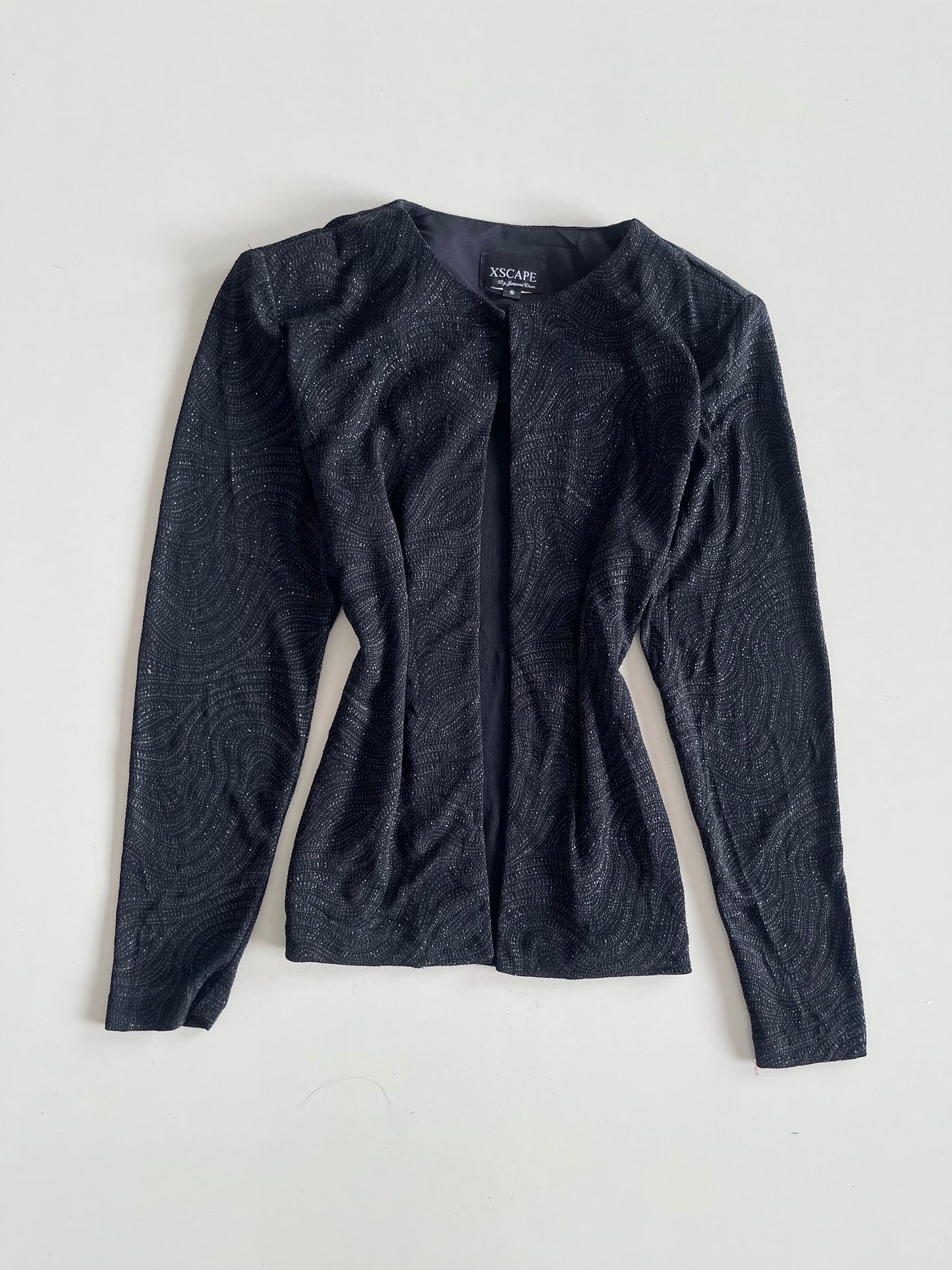 Xscape Shimmer Vintage Shrug-Bust 40