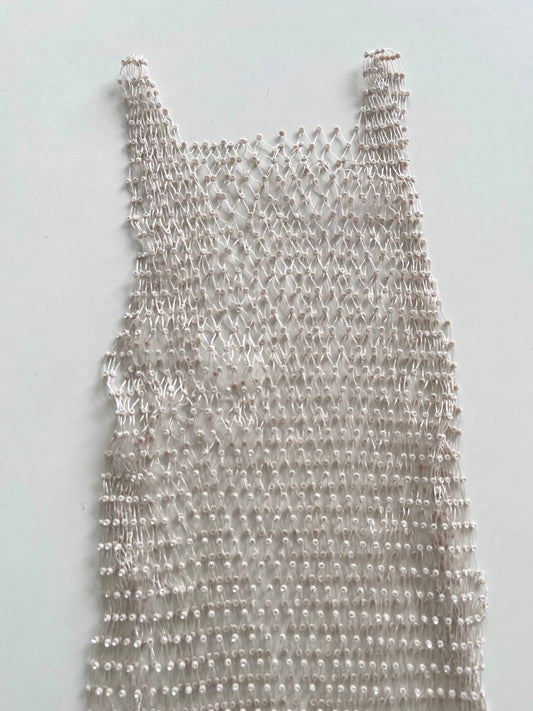 Rhinestone Mesh Bodycon Dress-Bust 34 to 38