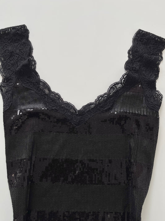 Promod Sequin Lacy Top-Bust 38 to 40