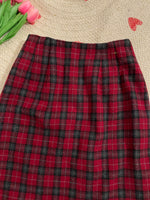 Load image into Gallery viewer, Savannah Plaid Skirt - Waist 24
