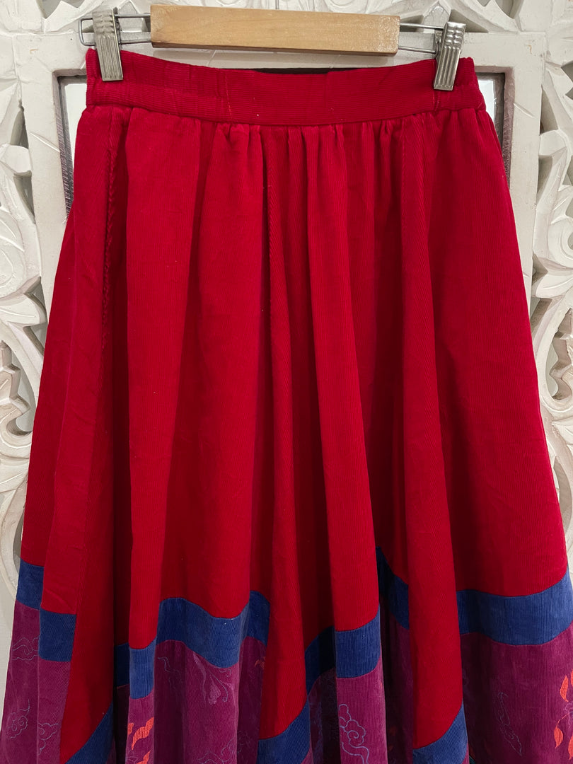 Vintage Corduroy Skirt-waist 26