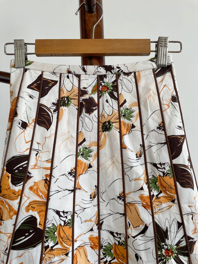 Vintage Cotton Skirt-Waist 28