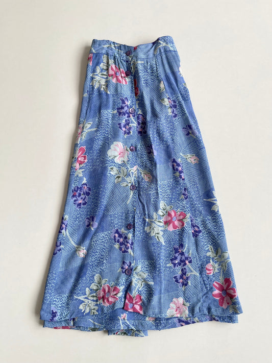 Vintage Floral Skirt-Waist 34 to 38