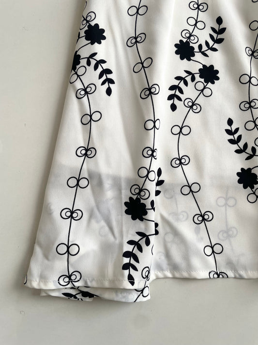 Vintage Flower Skirt-Waist 28 to 30