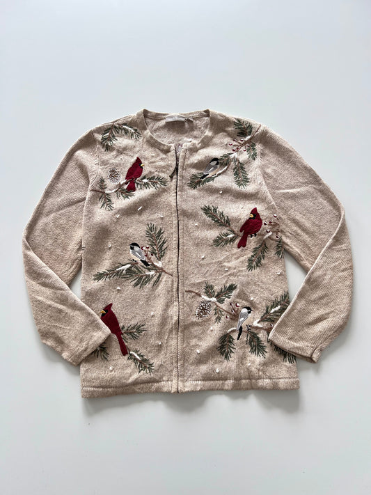 Croft&Barrow Embroidered Zipper -Bust 48