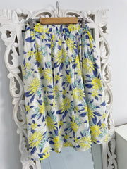 Lemon Flowers Skirt-Waist 26 to 32