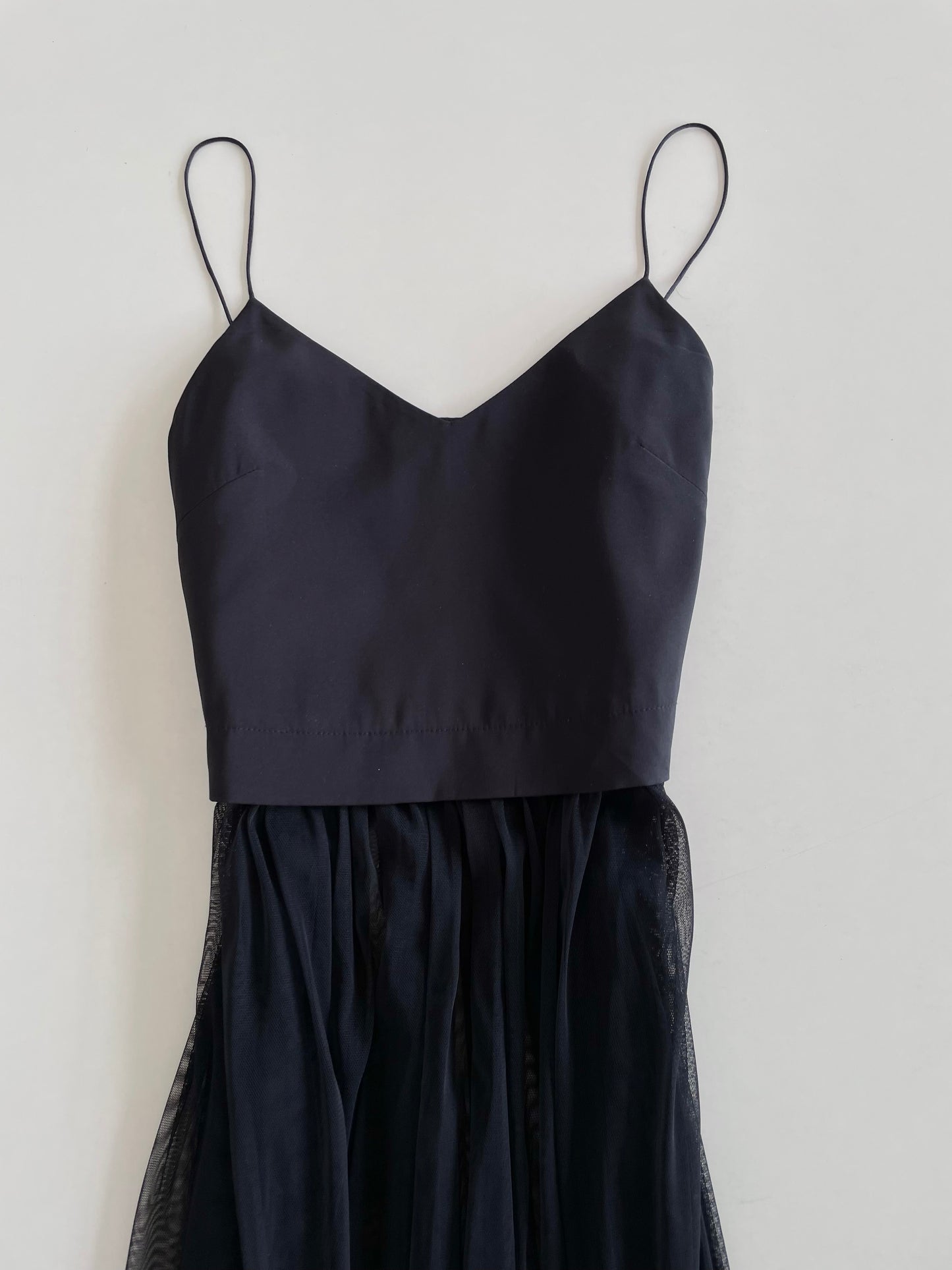 Sheer Tulle Slip Dress-Bust 32