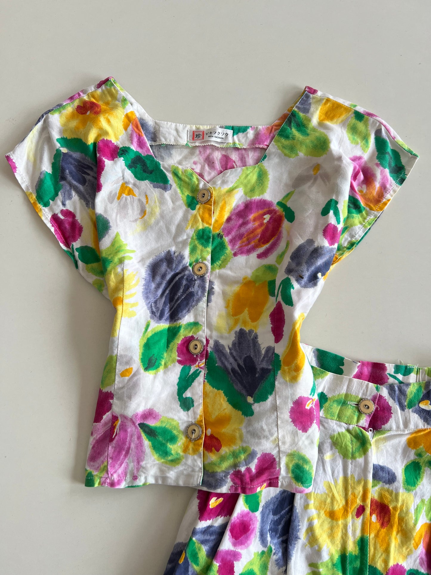Floral Set Top-Bust 38 Shorts-Waist 32