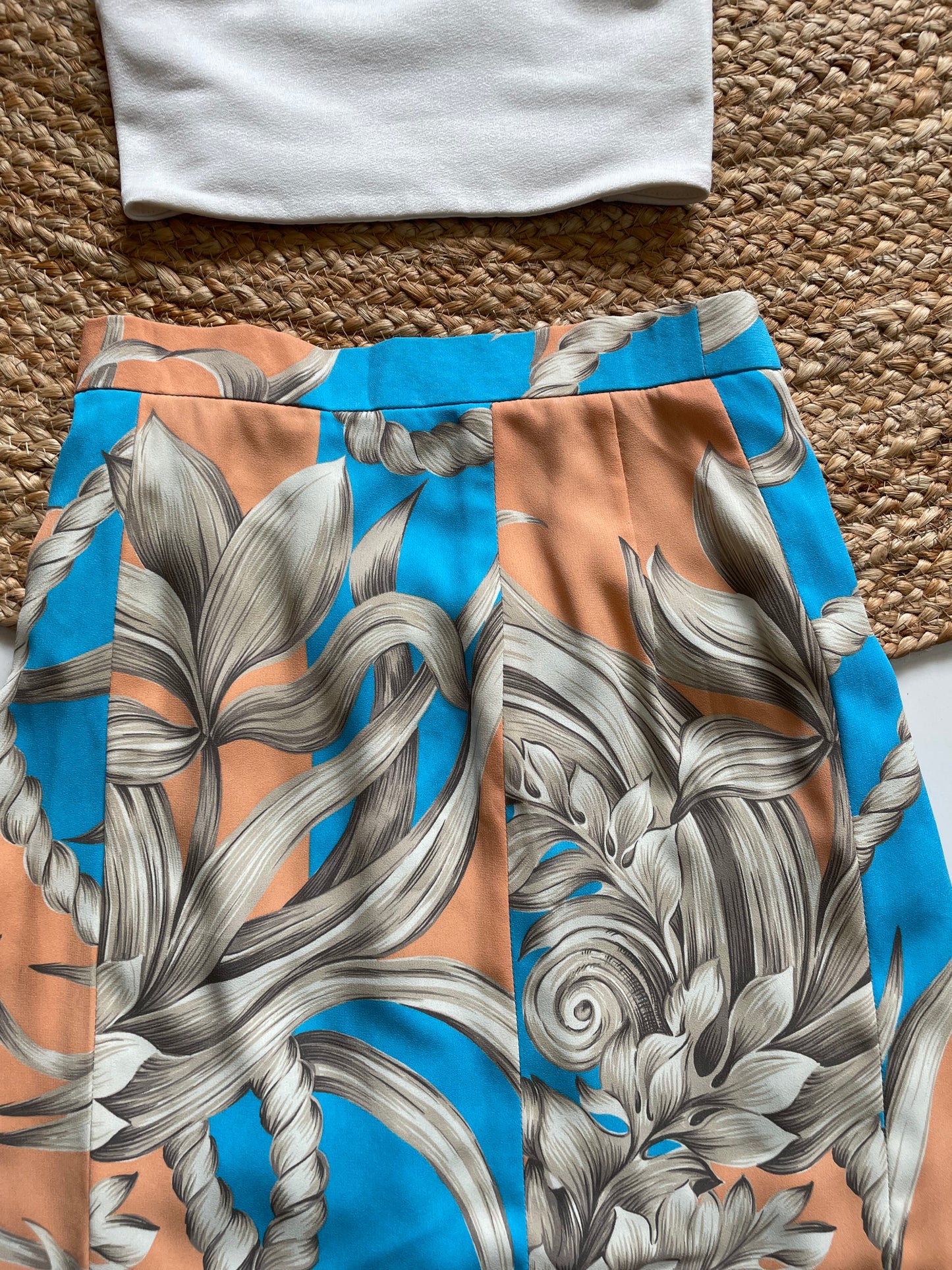 PRINTED SKIRT - WAIST 24