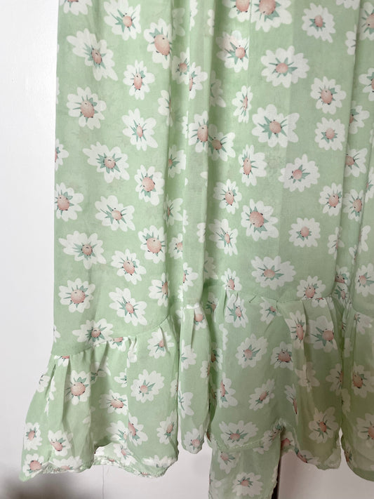 Mint Sheer Skirt-Waist 24 to 28