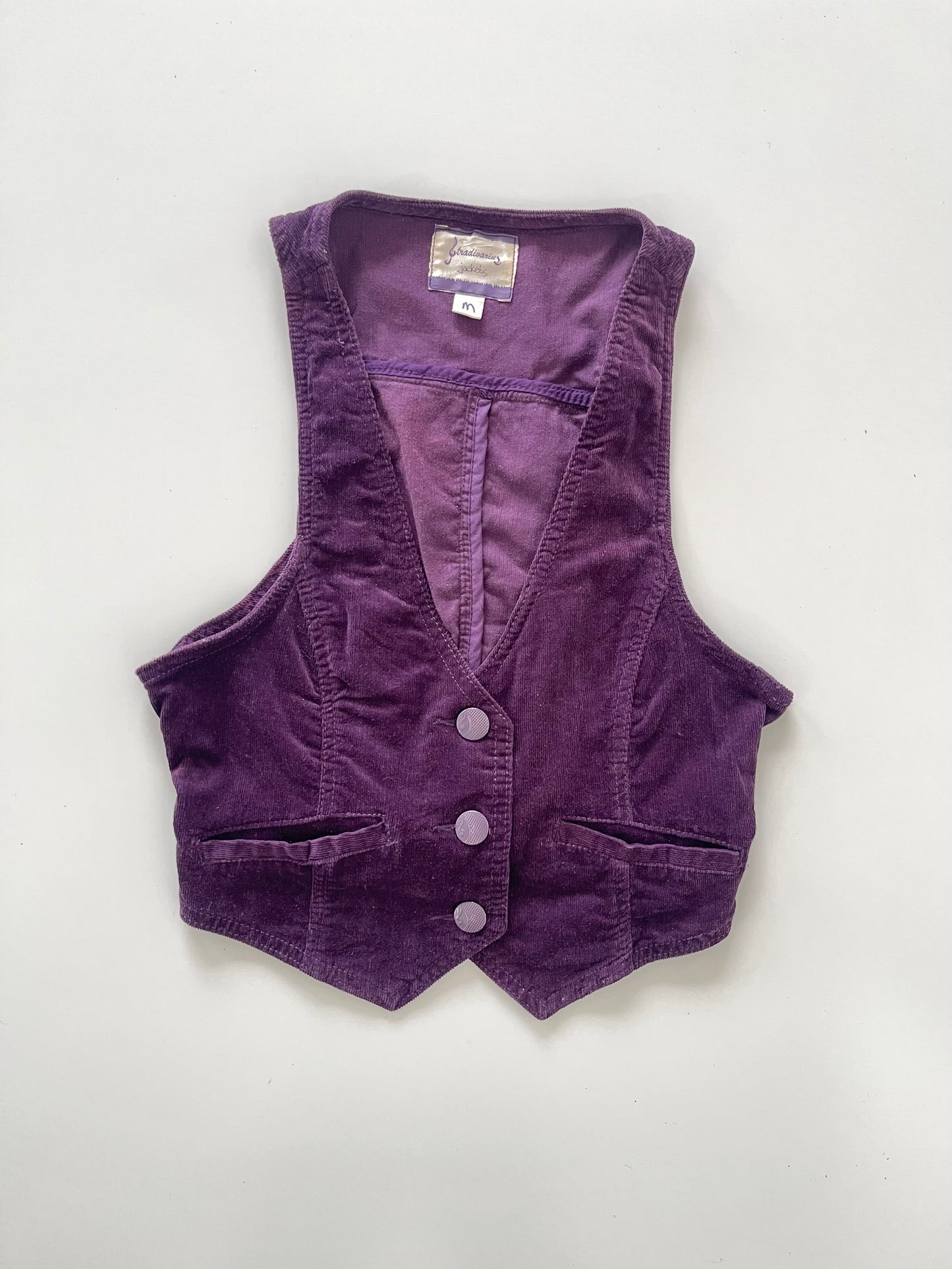 Stradivarius Corduroy Waistcoat-Bust 34