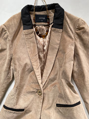 Vintage Suede Blazer-Bust 42