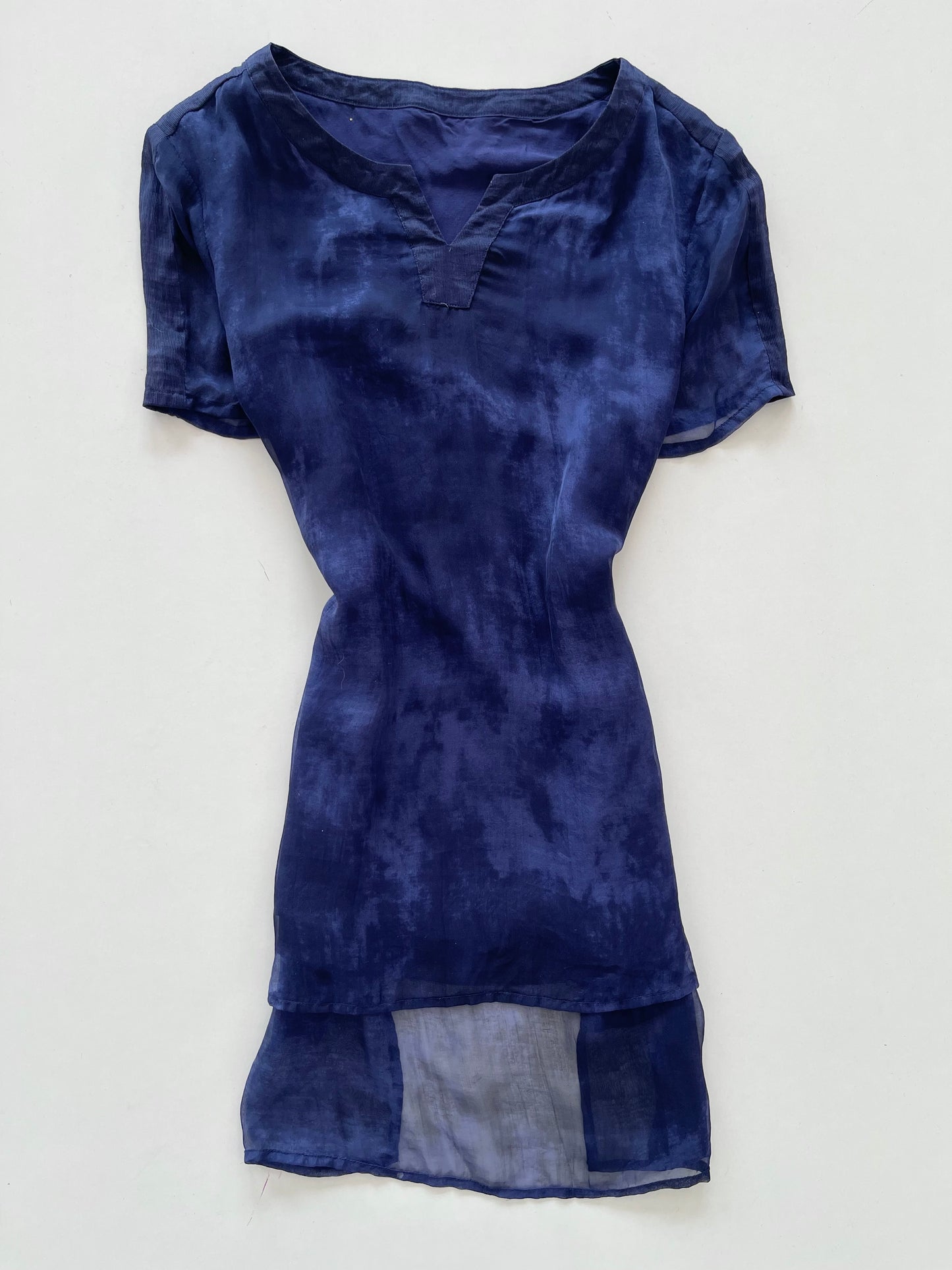 100% Silk Sheer Top-Bust 38