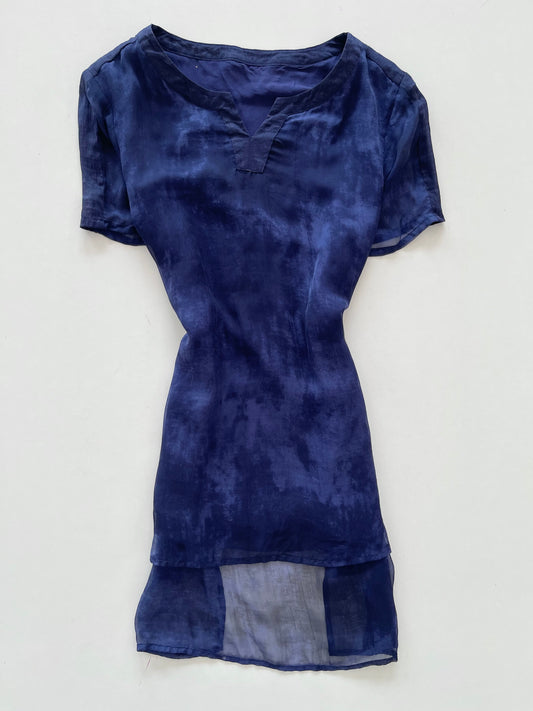 100% Silk Sheer Top-Bust 38