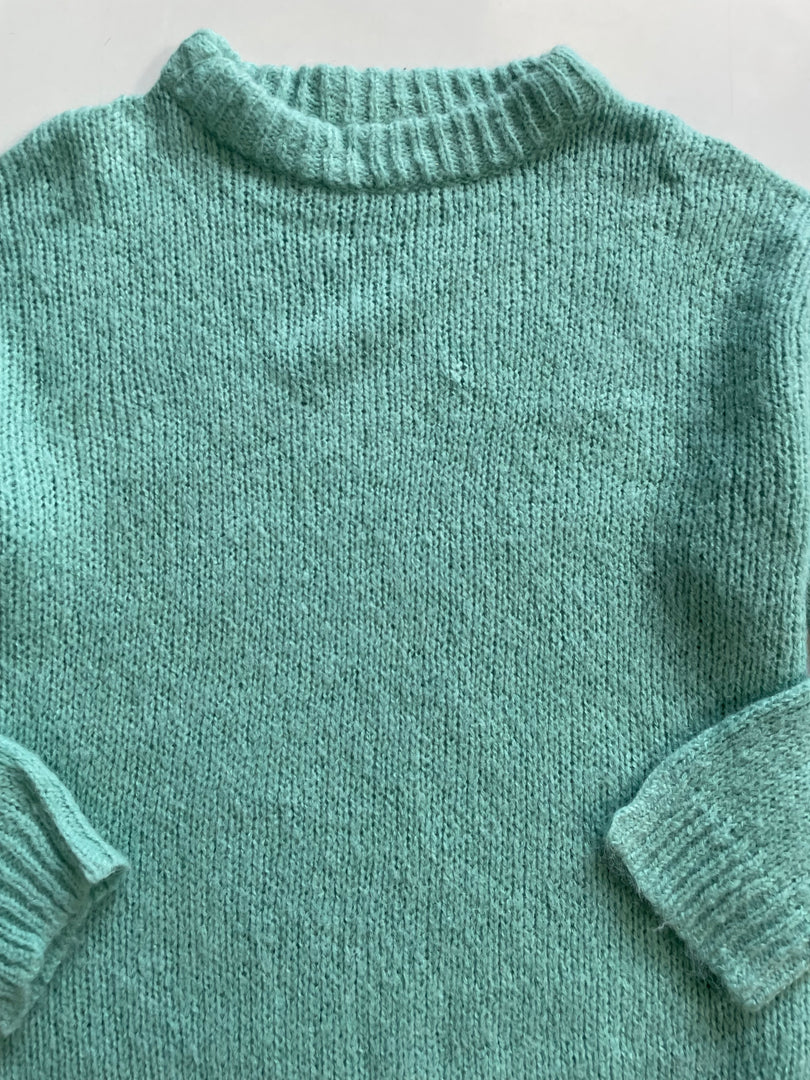 Sea Green Soft Chunky Sweater-Bust 48