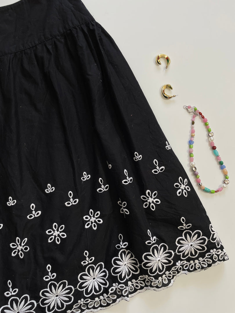Notations Embroidered Skirt-Waist 34