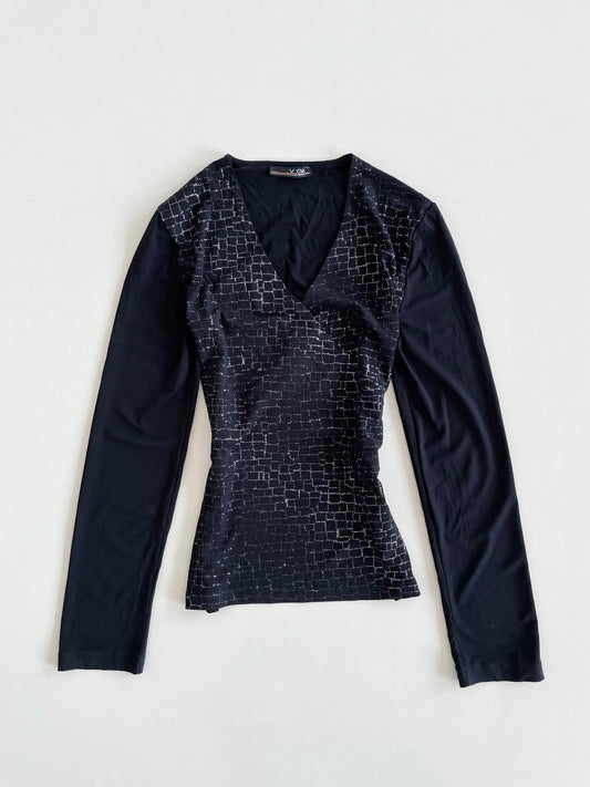 Vintage Shimmer Top-Bust 34