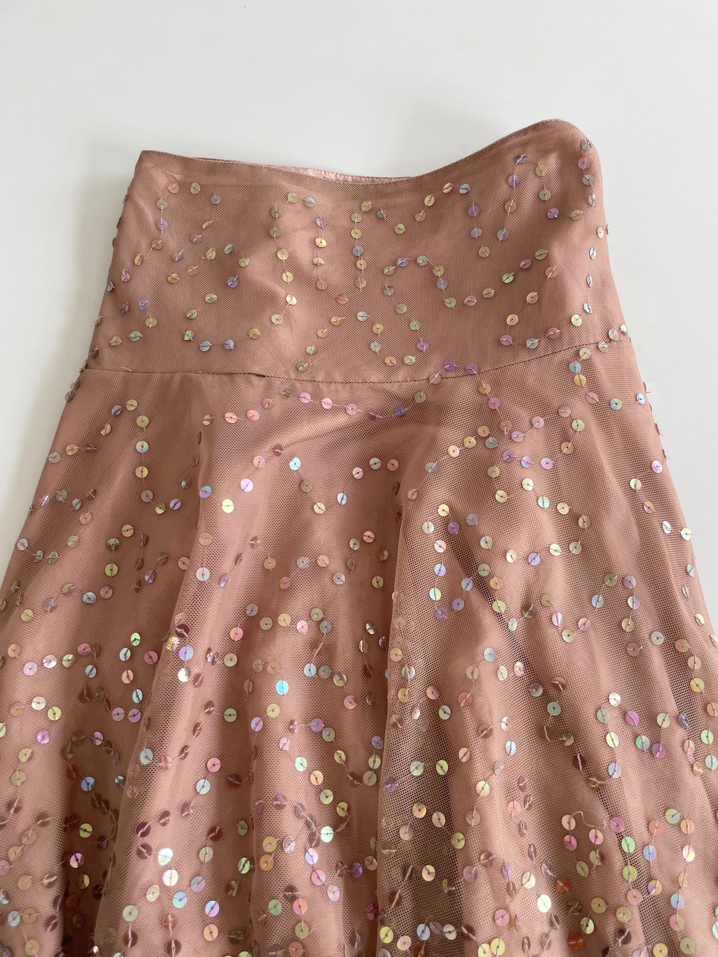 Lacy Sequin Skirt-Waist 34