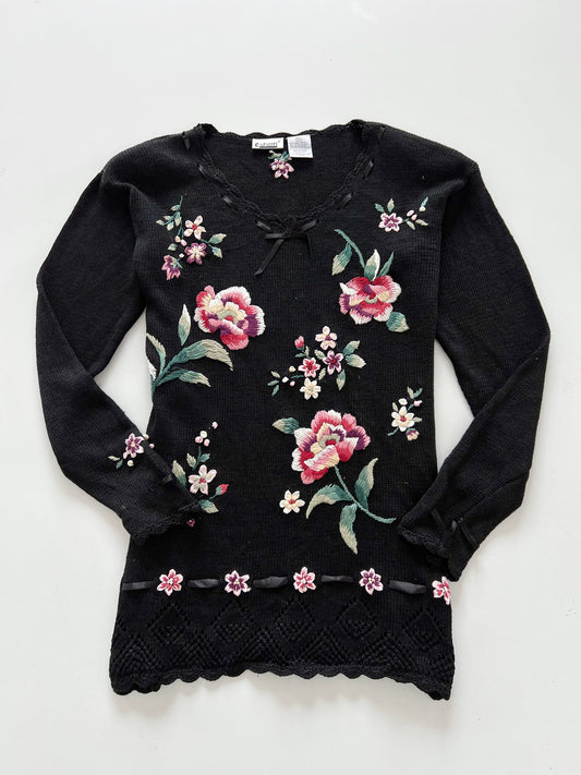 Capacity Hand Embroidered Sweater-Bust 44