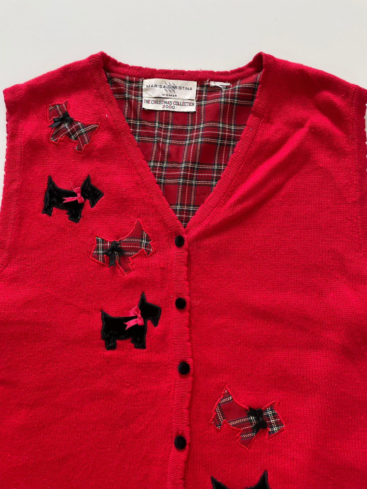 Marisa Christina Christmas Vest Sweater-Bust 50
