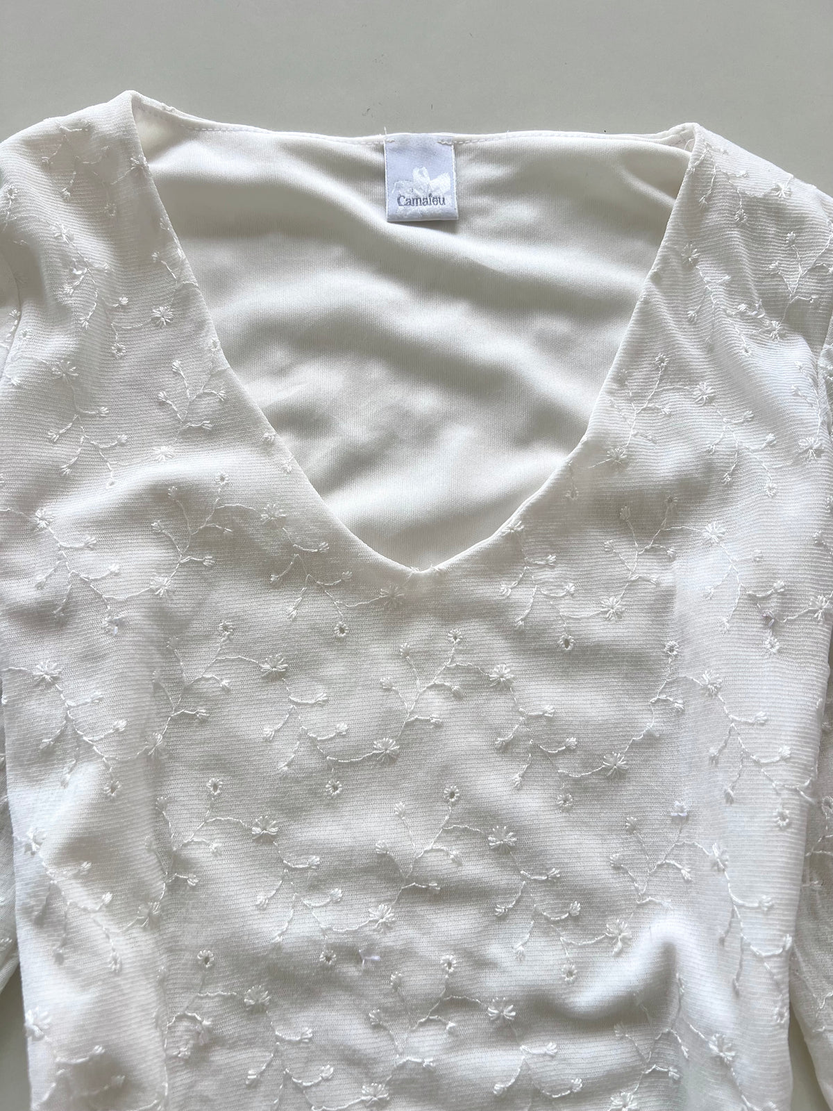 Camaieu Embroidered Top-Bust 30 to 32