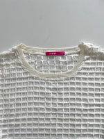 Load image into Gallery viewer, LA GO GO WHITE LACE TOP - BUST 38
