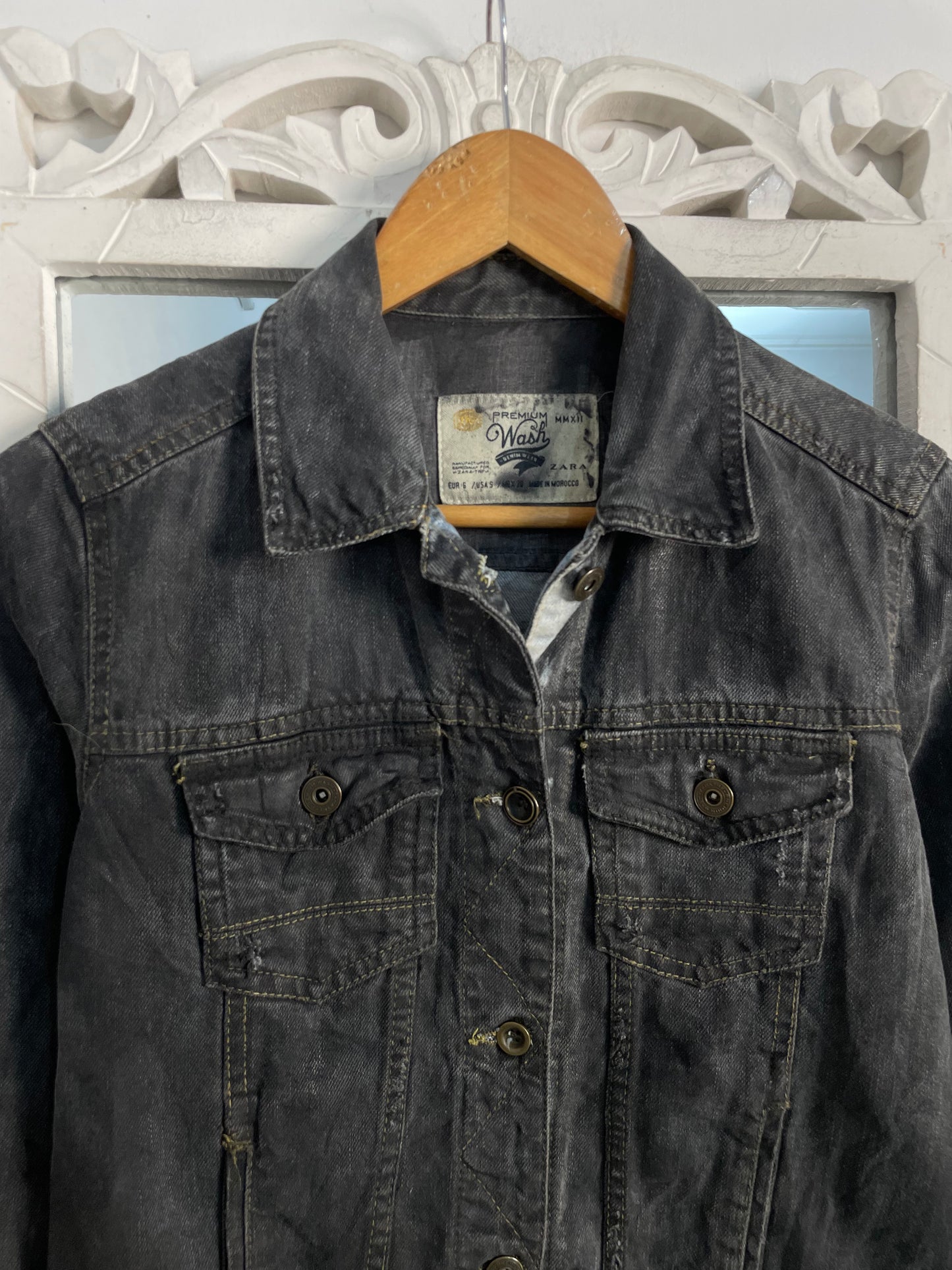 Zara Denim Jacket-Chest 34
