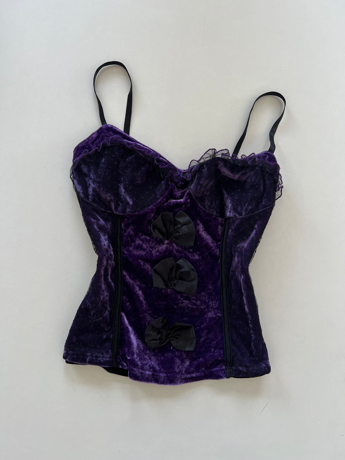 Vintage Velvet Top-Bust 36