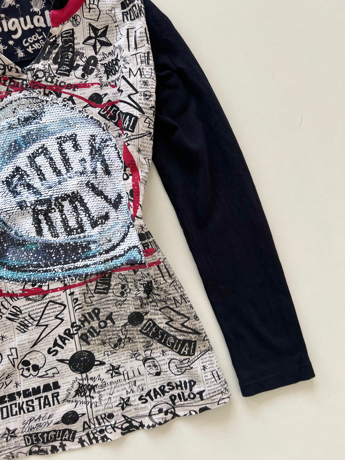 Desigual Hooded Top-Bust 34