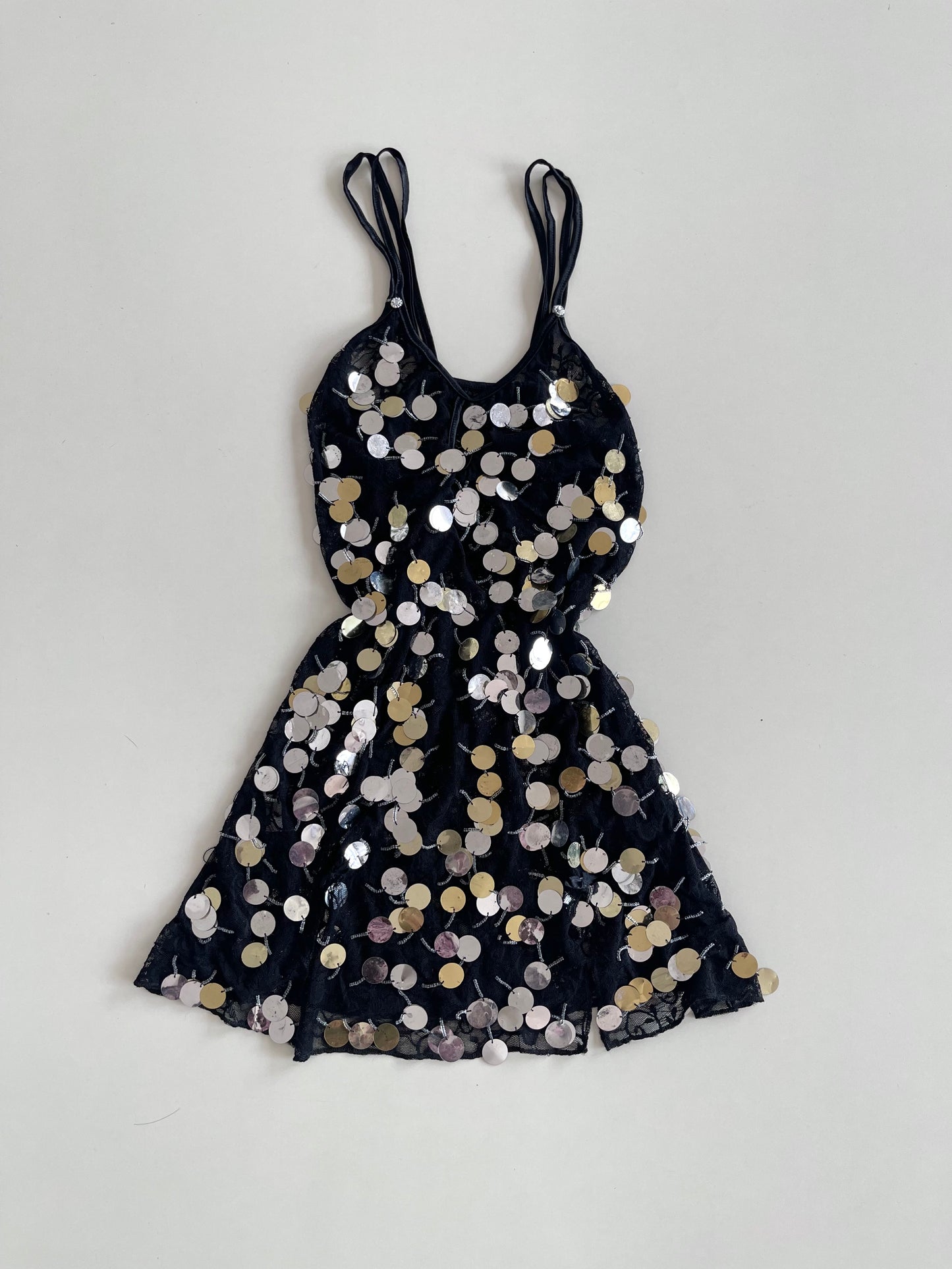 Sheer Sequin Dress-Waist 28 to 30