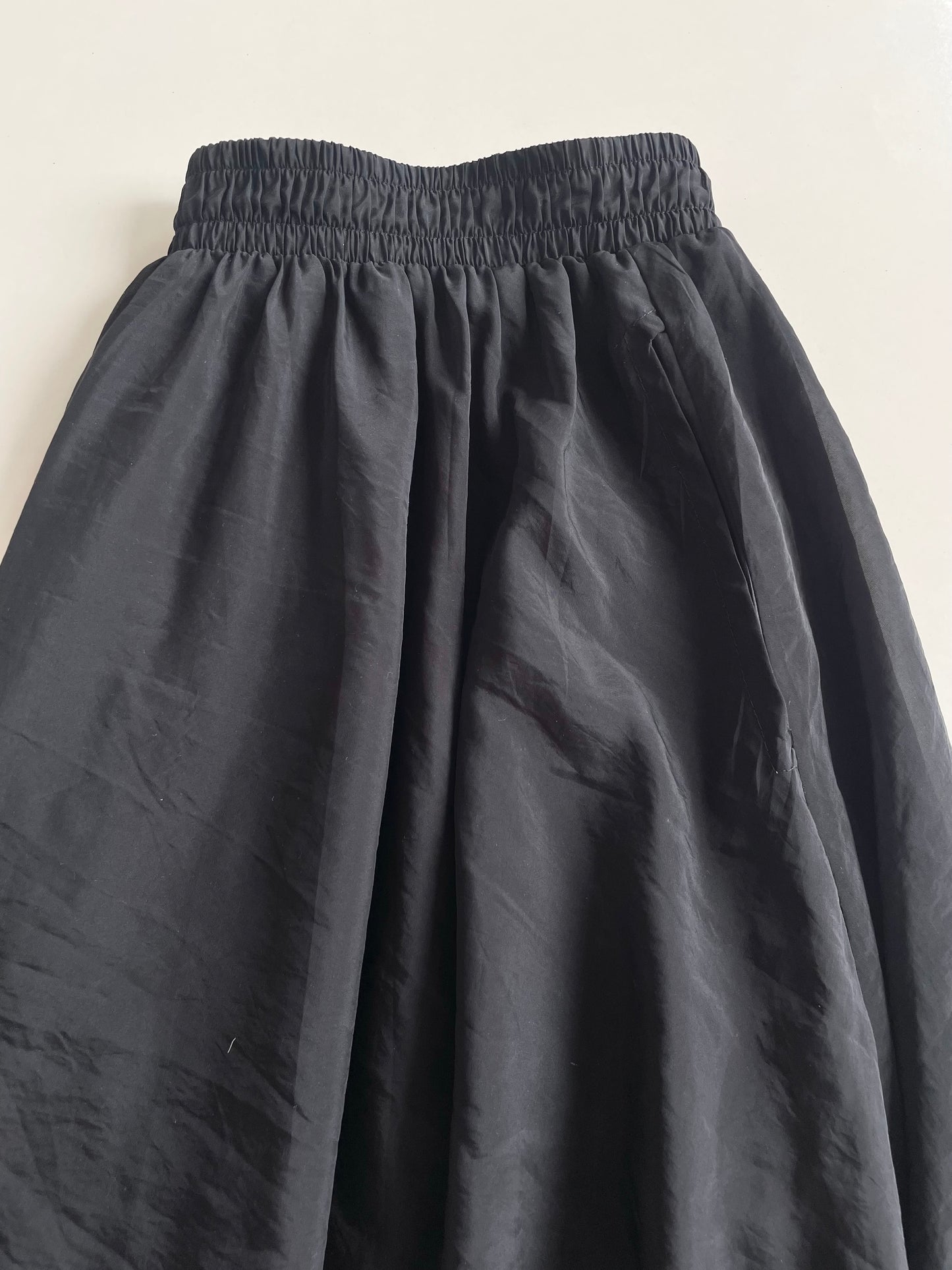 Black Classic Prairie Skirt-Waist 28 to 34
