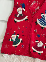 Load image into Gallery viewer, Vintage Christmas Sweater Vest-Bust 46
