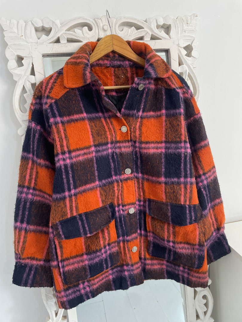 Primark Super Duper Thick Warm Shacket-Chest 42 (XXS)