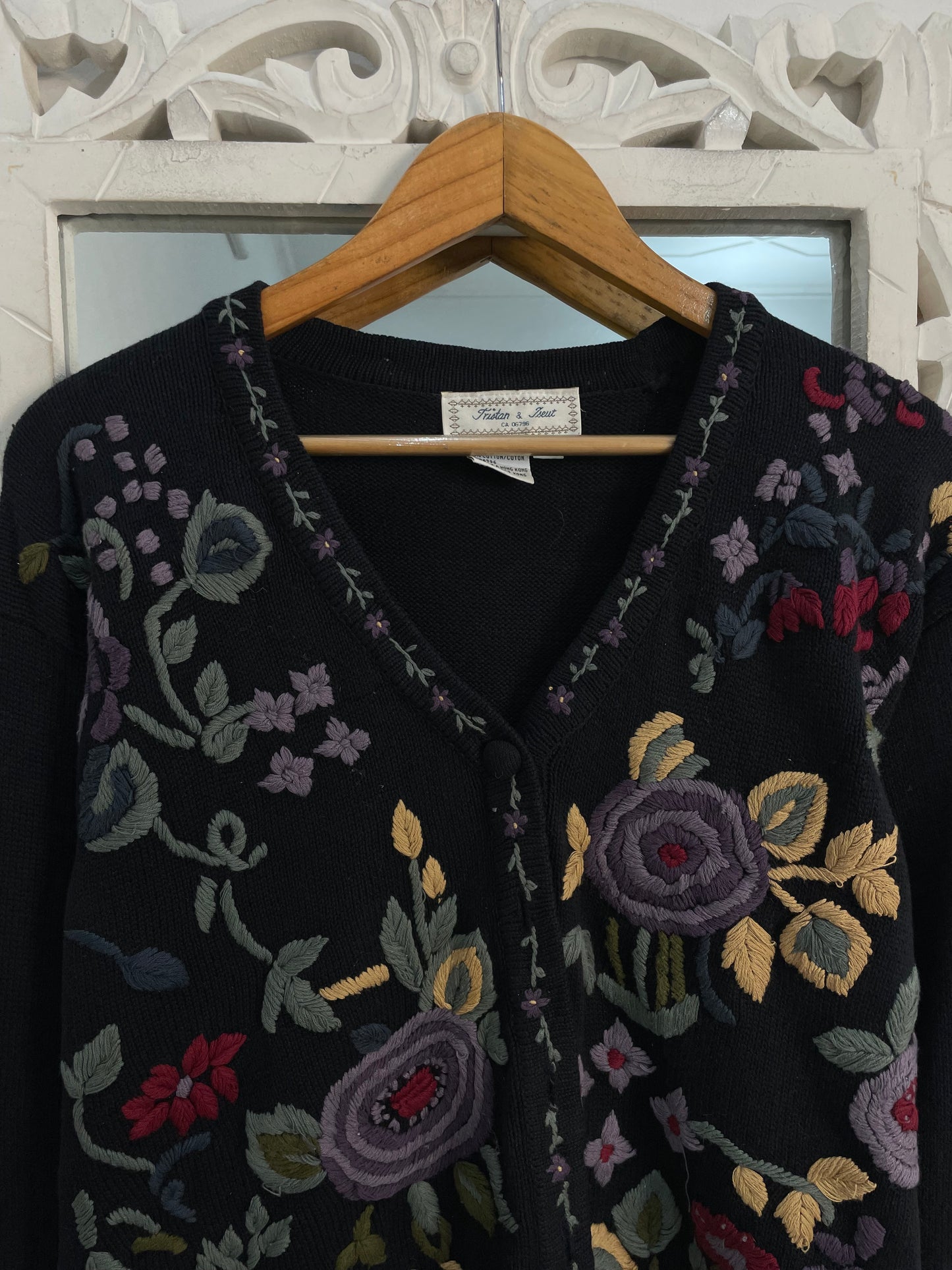 Embroidered Sweater-Bust 42