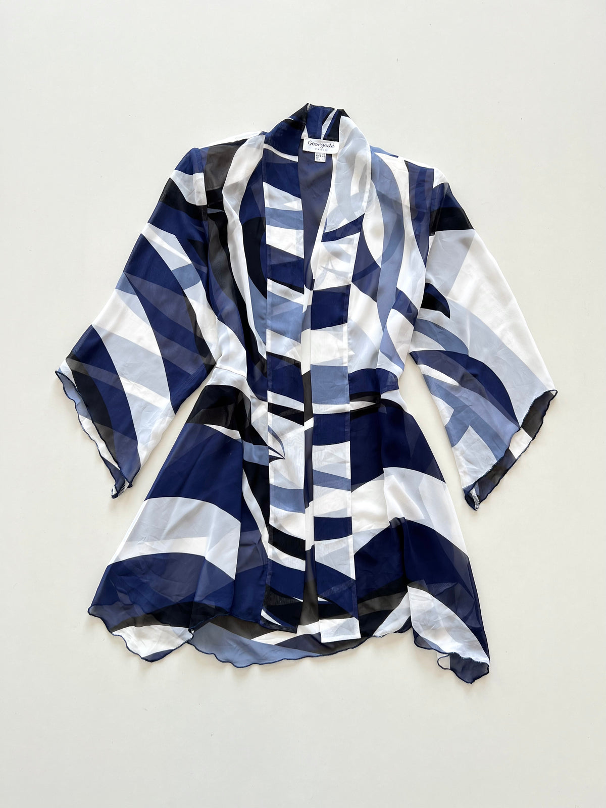 Georgede Sheer Shrug-Bust 44