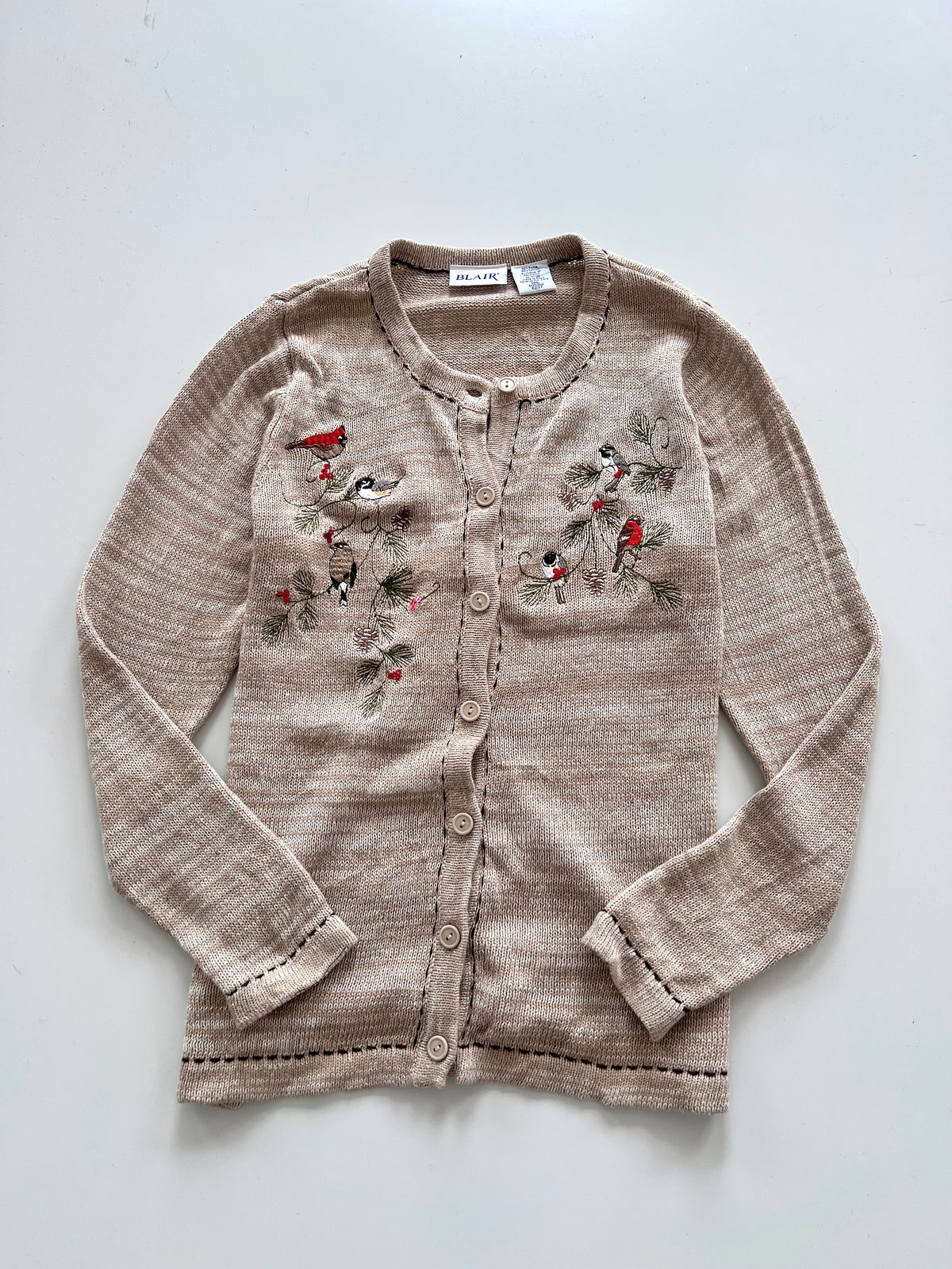 Blair Embroidered Sweater-Bust 40