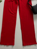 Load image into Gallery viewer, Red Warm pants-waist 24 to 28
