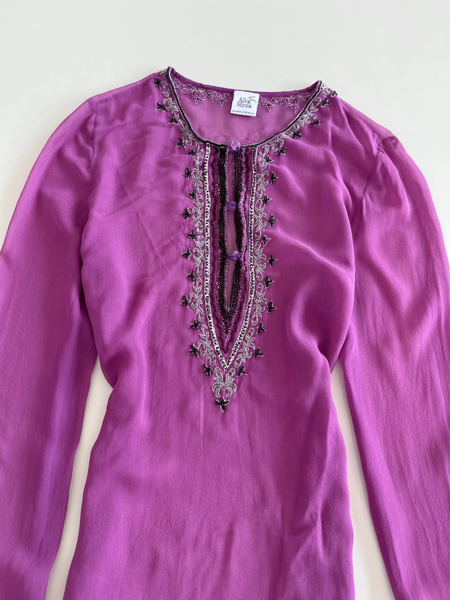 Alba Moda Embroidered Top-Bust 38