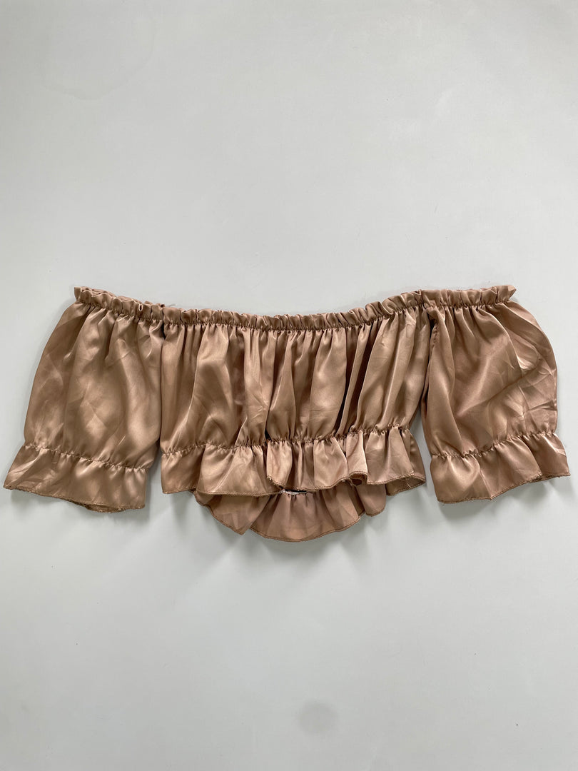 Satin Caramel Top-Bust 30 to 34