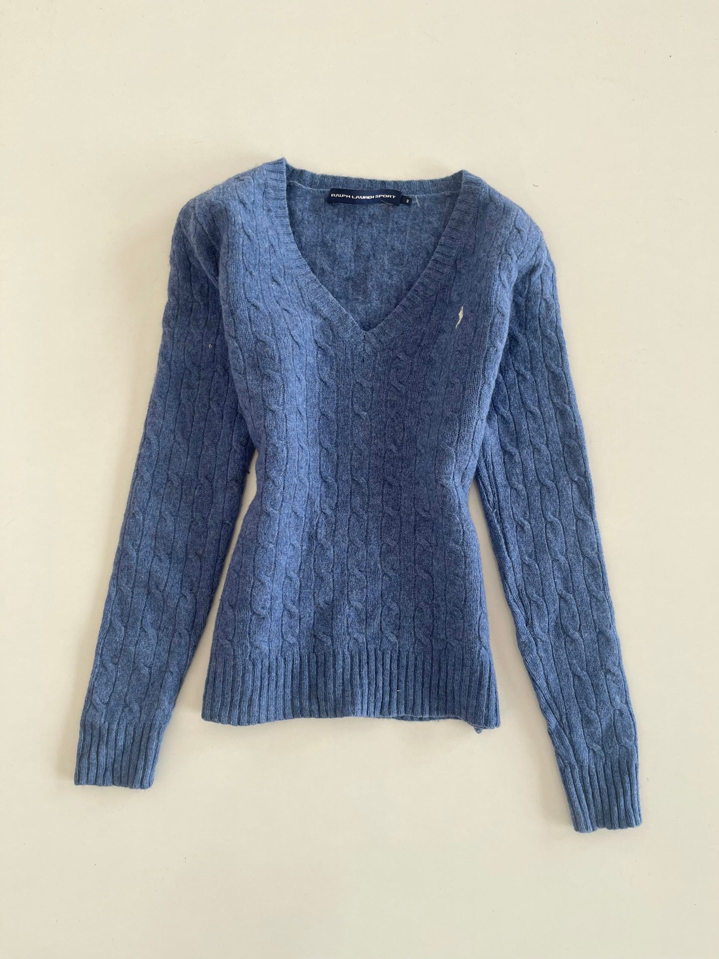 Ralph Lauren 100% Lambs Wool Vintage Sweater-Bust 34