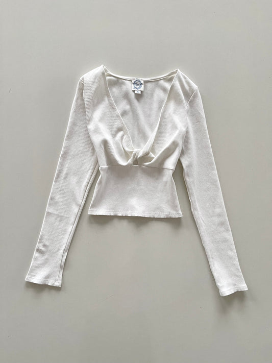 Blue Rain White Top-Bust 34 to 36