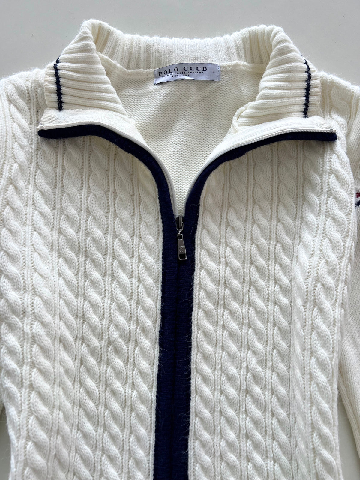 Ralph Lauren 50% Wool Vintage Zipper-Bust 38