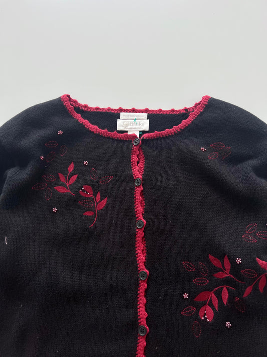 Cj Banks Embroidered Sweater-Bust 54